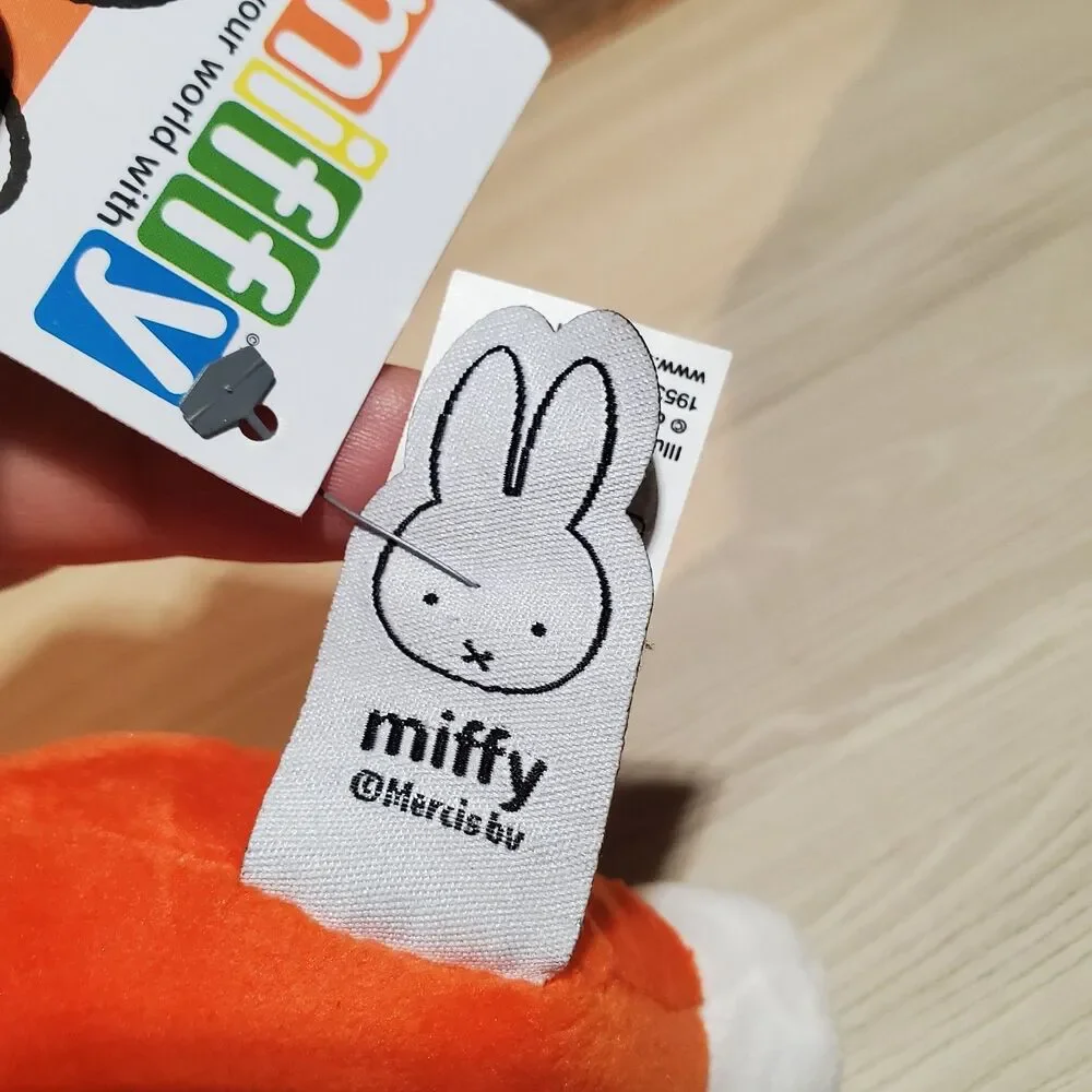 Miffy Plush Red Orange Dress White Rabbit Bunny Doll 2024 New Tags Dick Bruna